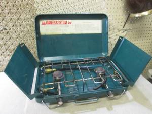(EW4) Portable 2-Burner Camping Gri...