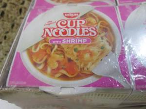 (C-1) 18 Cup Noodles with Shrimp 3 ...