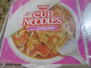 (C-1) 18 Cup Noodles with Shrimp 3 ...