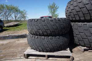 Full Set 0f  - 4 Titan Torc Trac Tractor Turf Tires With 8 Bolt John Deere Rims