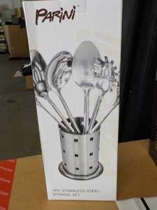Parini New 7 pc Stainless Steel Ute...