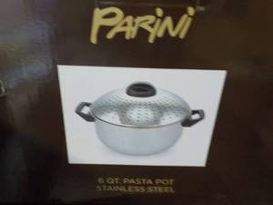 Parini New  6 qt Pasta Pat Stainles...