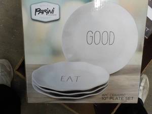 Parini new 4 pc Ceramic 10 Plate S...