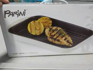 Parini New Cast Iron 13 Griddle...