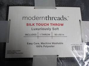 Modern Threads New Grey Silk Touch ...