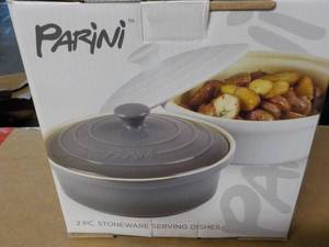 Parini New 2 pc Stoneware Serving d...