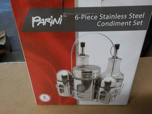 Parini New 6 pc Stainless Steel Con...