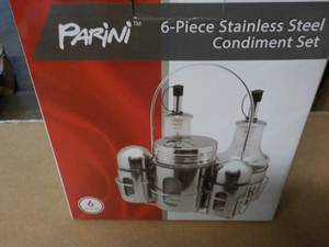 Parini New 6 pc Stainless Steel Con...