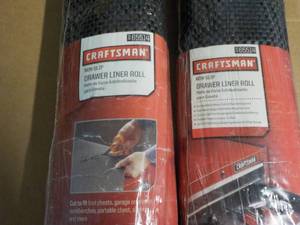 2 Rolls Craftsman New Drawer Liner...