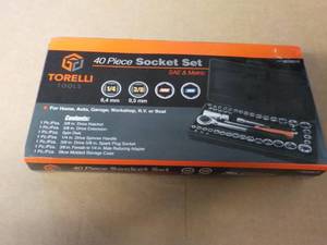 Torelli 40 pc Socket Set new in bo...