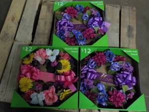 3 Memorial Wreaths...