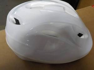 Lot of 6 White Bike Helmets...