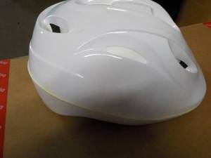 Lot of 6 White Bike Helmets...
