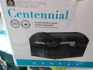 Centennial XL Black Parcel Mailbox...