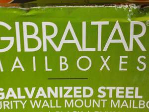 Gibraltar Wall mount Mailbox...