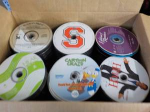 500 or So DVDs, CDs, Audio Books an...