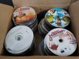 270 or So DVDs, CDs, Audio Books an...
