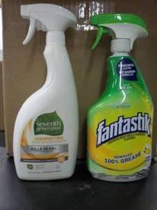 1 -32 oz Fantastik and 7- Seventh G...