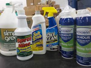 Cleaners and Sanitizing Spray...