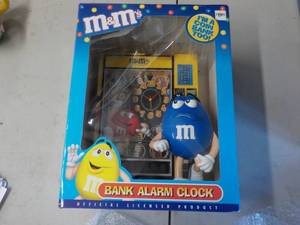 M & M Bank Alarm Clock...