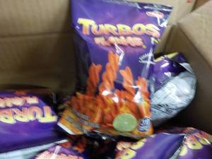 Case of 64 bags Turbos Flamas past...