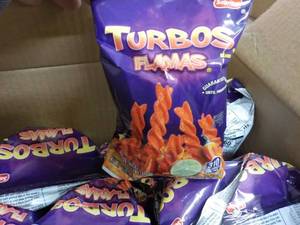 Case of 64 bags Turbos Flamas past...