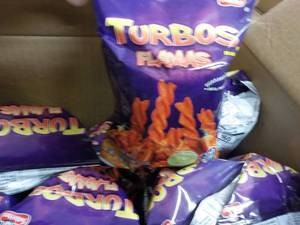 Case of 64 bags Turbos Flamas past...