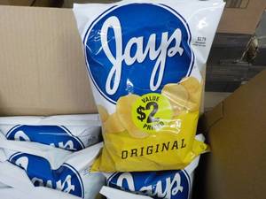 Case of 12 Bags Jays Potato Chips ...