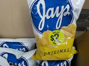Case of 12 Bags Jays Potato Chips ...