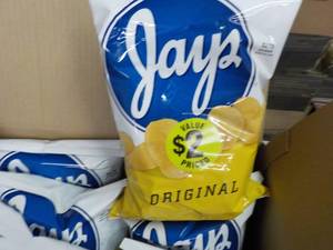 Case of 12 Bags Jays Potato Chips ...