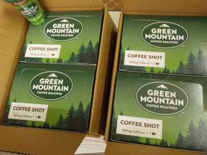 2 4 packs Green Mountain coffee shots