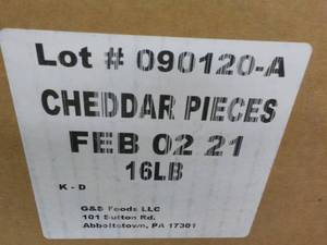 16 lb. box Cheddar Pretzel Pieces...