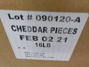 16 lb. box Cheddar Pretzel Pieces...