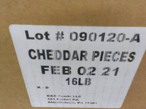 16 lb. box Cheddar Pretzel Pieces...