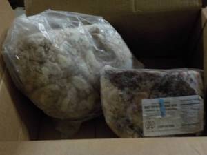 2 Frozen pkgs. Meat...