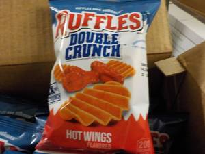 case of 64 Bags Double Crunch Hot W...