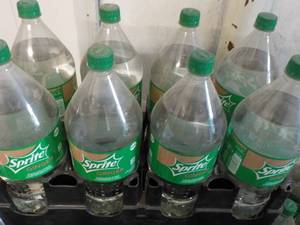 8 - 2 liter Bottles Sprite Ginger...