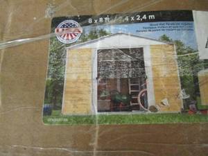 ironwood 8x8 steel hybrid shed kit ...