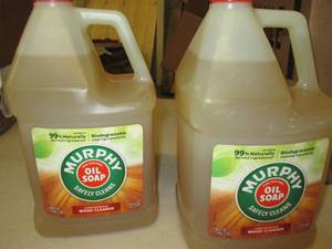 21 gallon jugs of murphys oil soap...