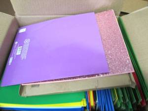 box of folders ...