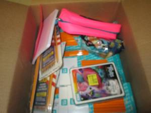 box of pencils and other school mis...