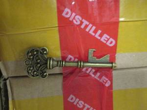 6 boxes of skeleton key bottle open...
