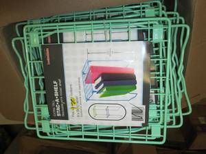 12 green stac a shelf ...