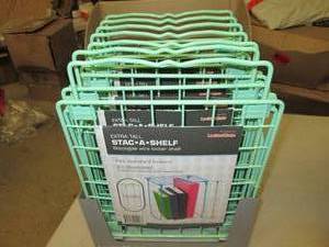 7 green stac a shelfs ...