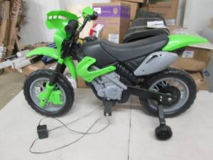 green kids battery operated dirt bi...