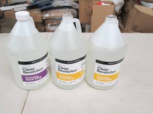 31 gallon bottles of clean revolut...
