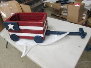 flag wagon planter the square part ...