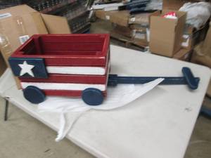 flag wagon planter the square part ...