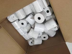 rolls of registar paper ...