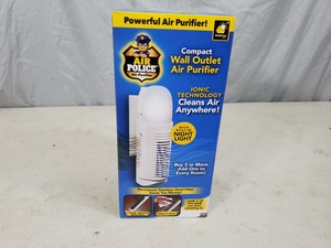 lot 44 image: New Air Police Ionic Technology Air Purifier with Night Light